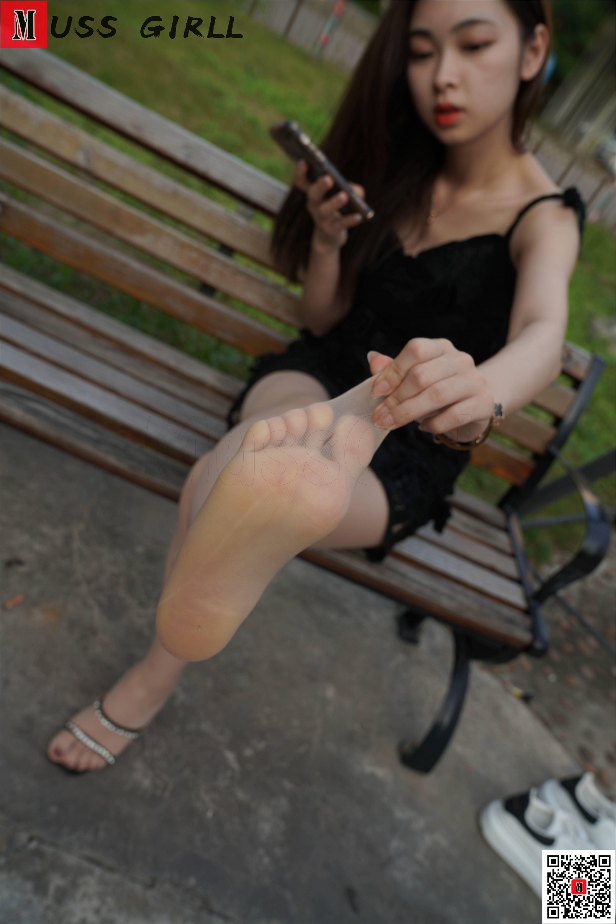 MussGirl慕丝女郎  NO.177 蕾丝包臀裙肉丝